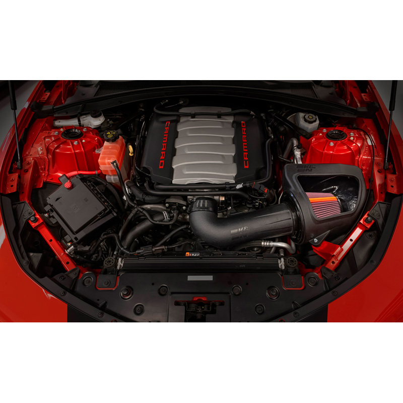 K&N NextGen d'admission d'air froid  sur mesure pour Chevrolet Camaro SS 6.2L V8 2016-2024 (50-3092)