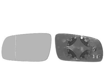 spiegelglas, met dode hoek, blauw, verwarmd, links VW Bora, 1998