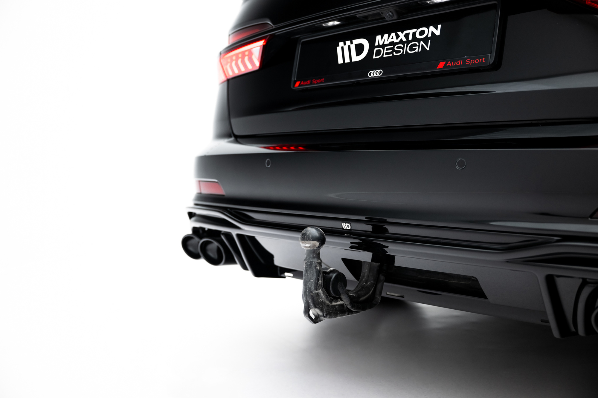 Diffuser Audi A6 C8 S-Line Maxton Glans Zwart Zwarte Sierstukken