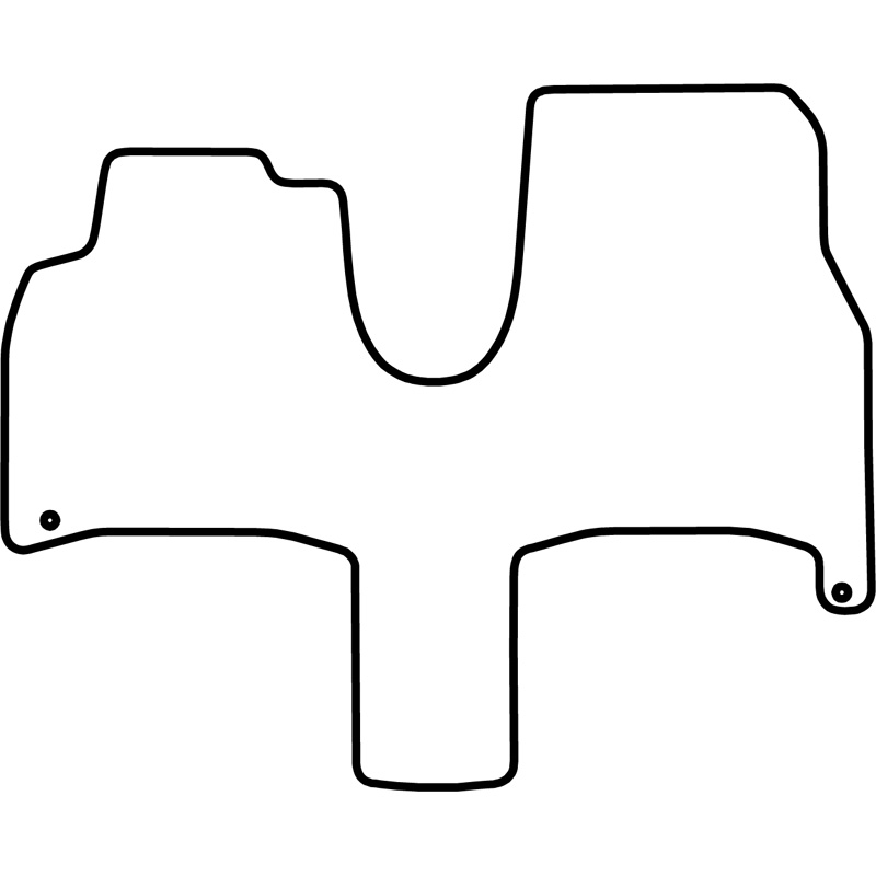 Set de tapis de sol sur mesure pour Fiat Ulysse 1994-2002 (seulement avant)