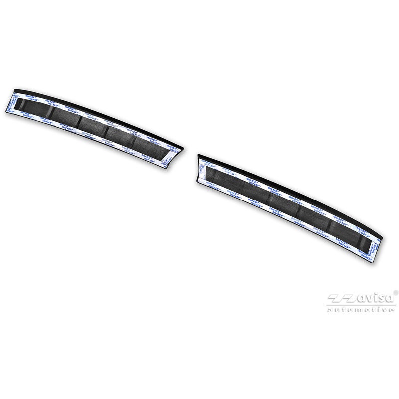 Avisa Protection de Seuil de Coffre Acier Inox sur mesure pour Leapmotor C10 2024- - Noir Mat - 2 pièces