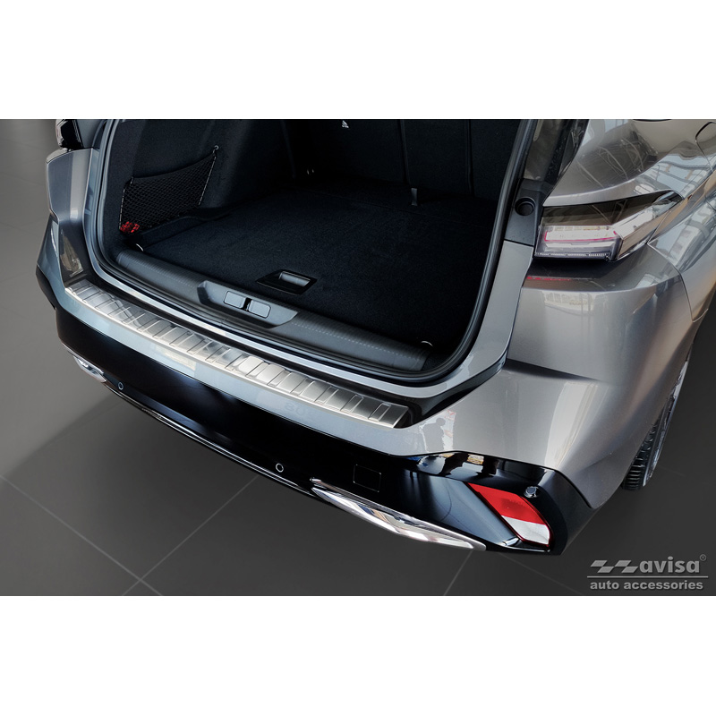 Protection de seuil arrière inox sur mesure pour Peugeot 308 III SW 2021- 'Ribs'