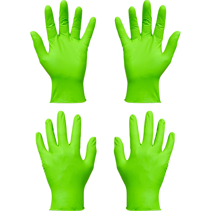 Gripp-It Gants Nitrile - taille M - Vert - Boîte distributrice de 50 pcs