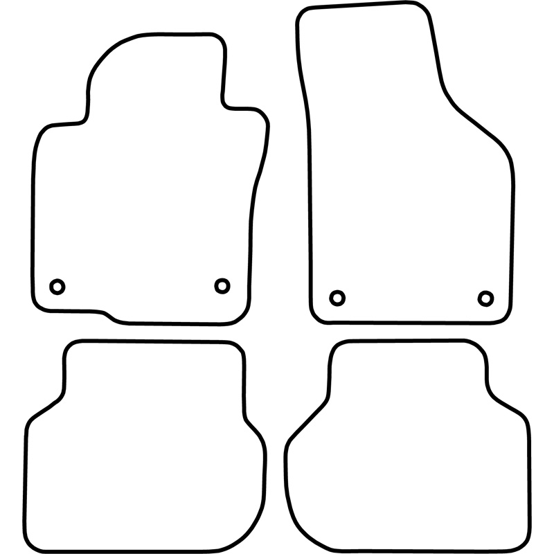 Set de tapis de sol sur mesure pour Volkswagen Jetta 2011-