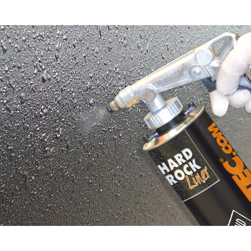 Foliatec Car Body Spray Film (à vaporiser) - Hard Rock Liner Removable Set - Noir