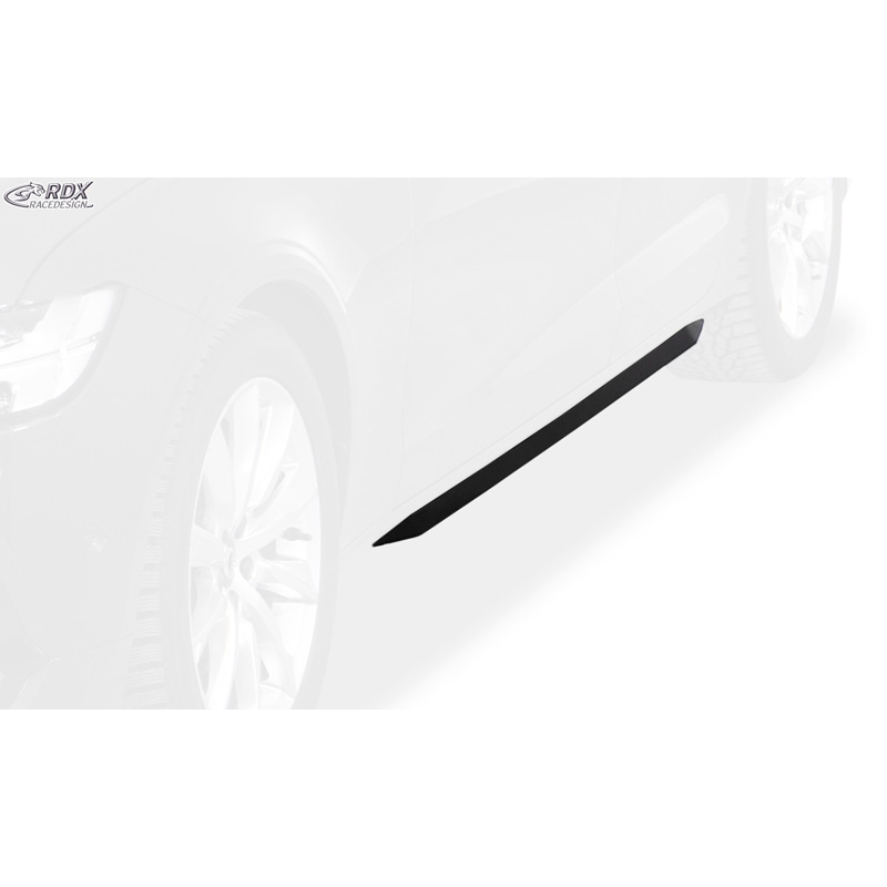 Jupes latérales 'Slim' sur mesure pour Volvo S90/V90 2016- (ABS noir luisant)