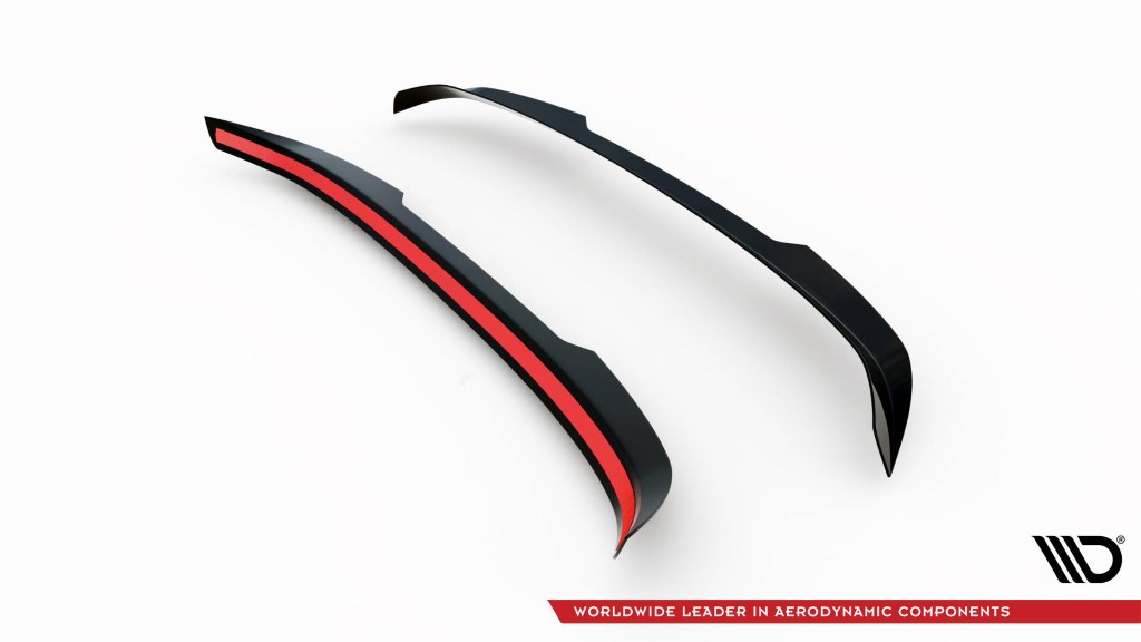 Dak Spoiler Peugeot 207 Sport Maxton Design glans zwart