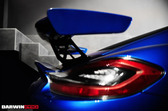 Porsche 981 Boxster/Cayman GT4 Style Style Carbon Fiber Spoiler 2012-2016