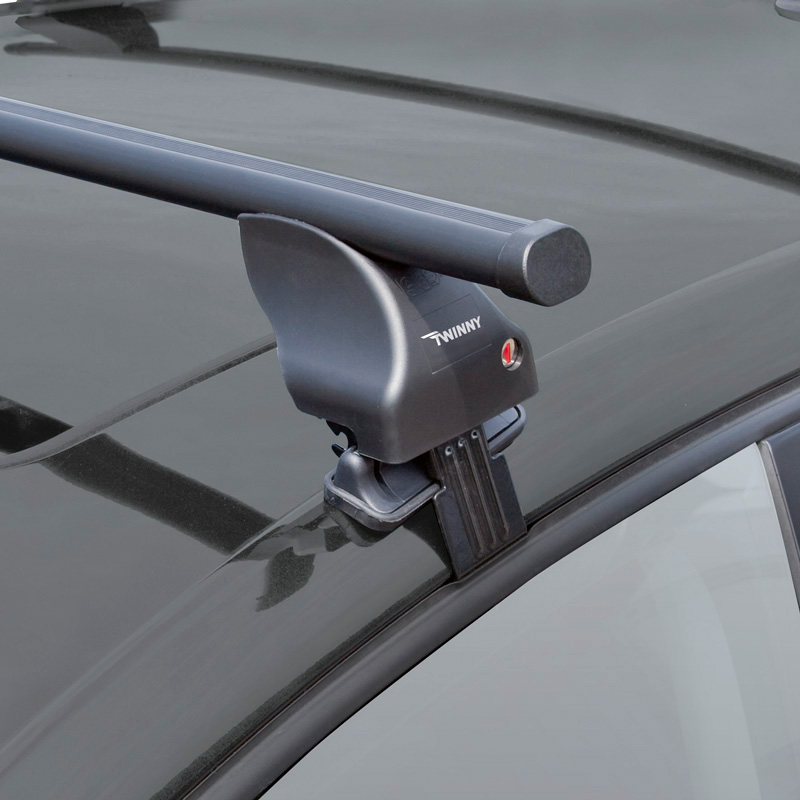 Jeu de barres de toit Twinny Load Acier S41 sur mesure pour Peugeot 208 3/5 portes 2012- & Citroen C3 5 portes 2016-