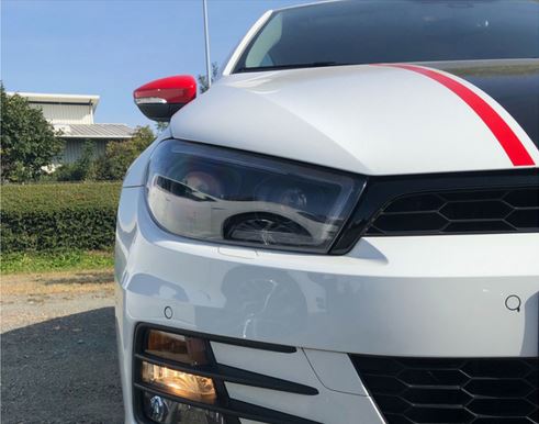 Headlights VW Scirocco lll 08-14 DRL Dynamic  LED Black Xenon