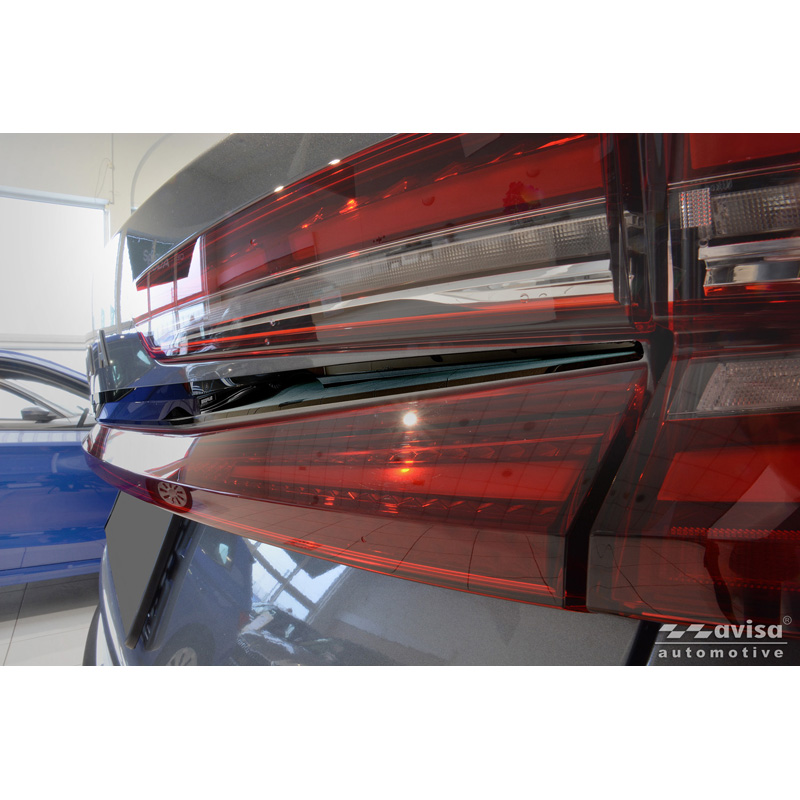 Avisa Moulure de hayon en Inox Noir Chrome sur mesure pour Skoda Kodiaq II (PS7) 2024-