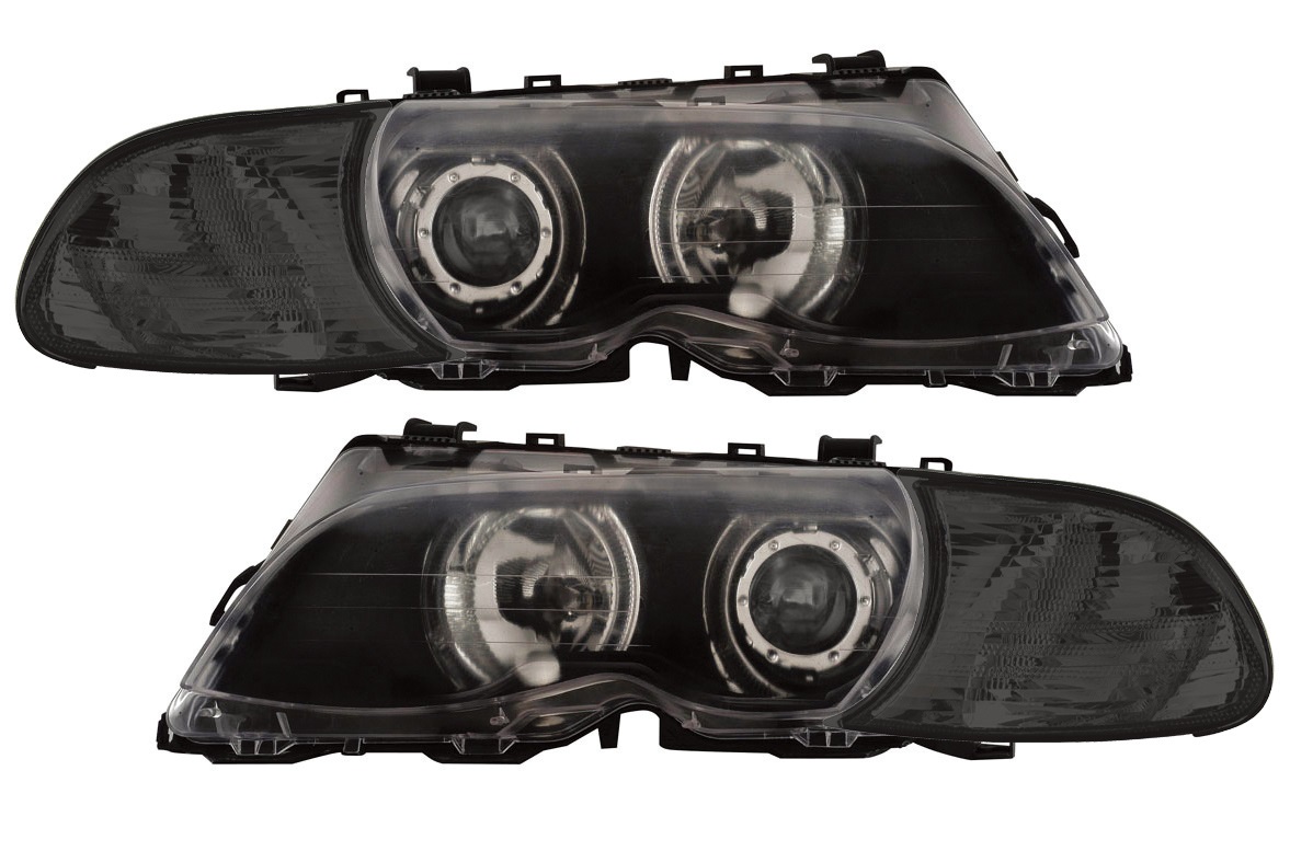 Phares BMW E46  Coupe/Cabrio 99-03 LED Angel Eyes