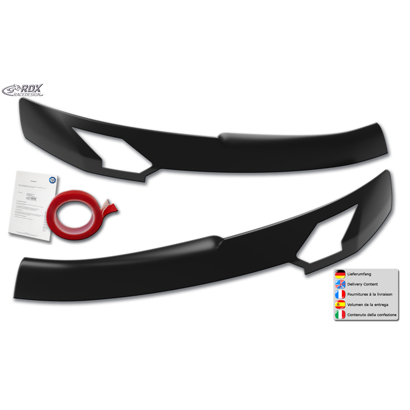RDX Spoilers de phares sur mesure pour Dacia Duster III & Dacia Bigster 2024- (ABS)
