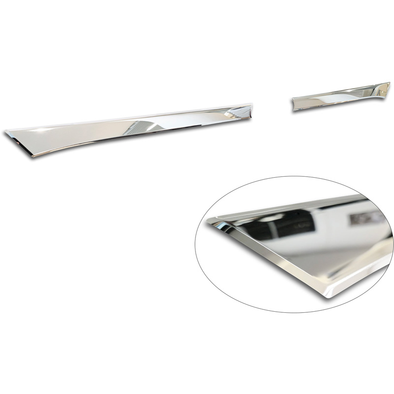 Avisa Revêtement d'habillage du hayon du coffre inox Chrome sur mesure pour Subaru Forester VI (SL) 2024-
