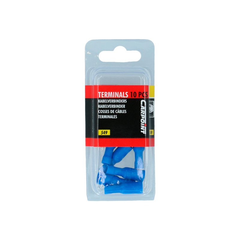Carpoint Cosses Cylindriques Femelles 549 Blister Bleu 10-pièces