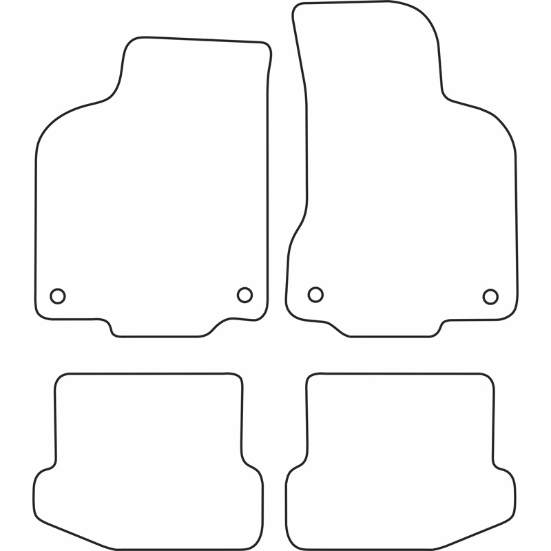 Set de tapis de sol sur mesure pour Volkswagen Polo 6N2 1999-2001
