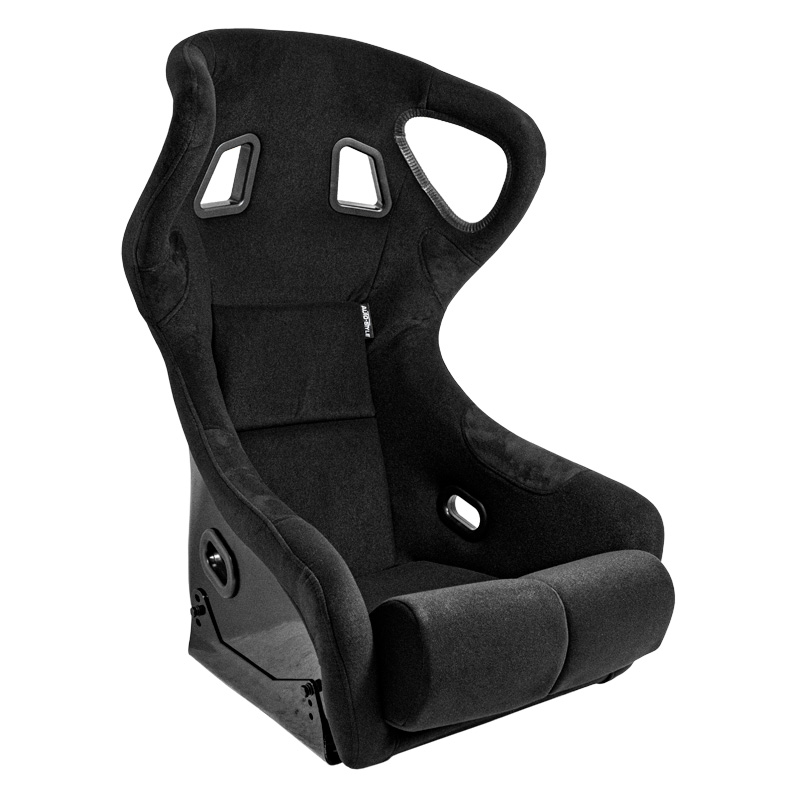 Siège baquet 'BS6' - Noir - Dossier fixe en polyester - incl. glissières
