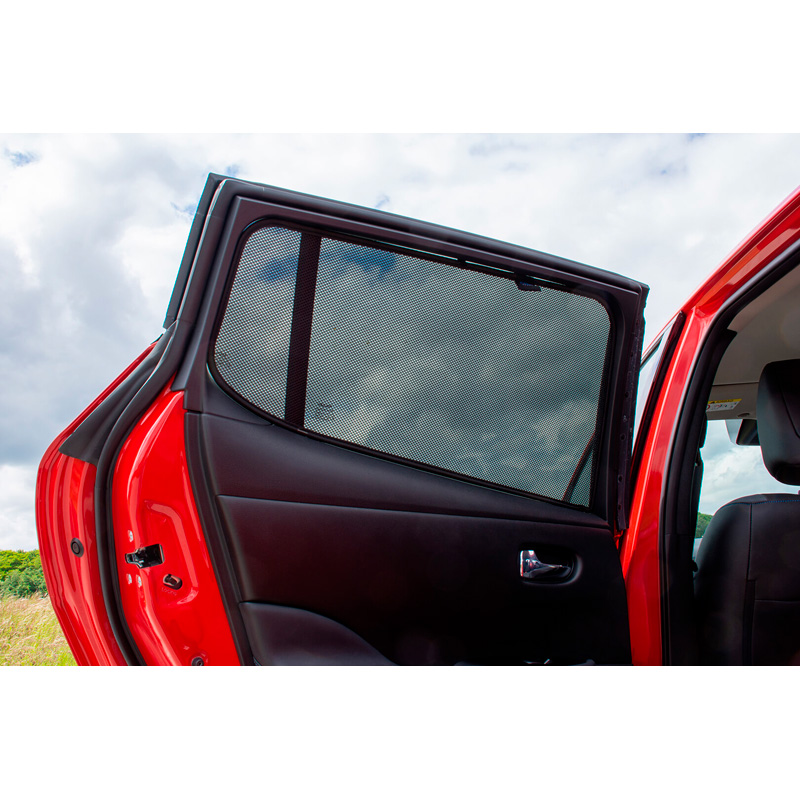 Set de Car Shades sur mesure pour Nissan Leaf (ZE1) 2018-, excl. modèles avec caméra arrière (4-pièces)