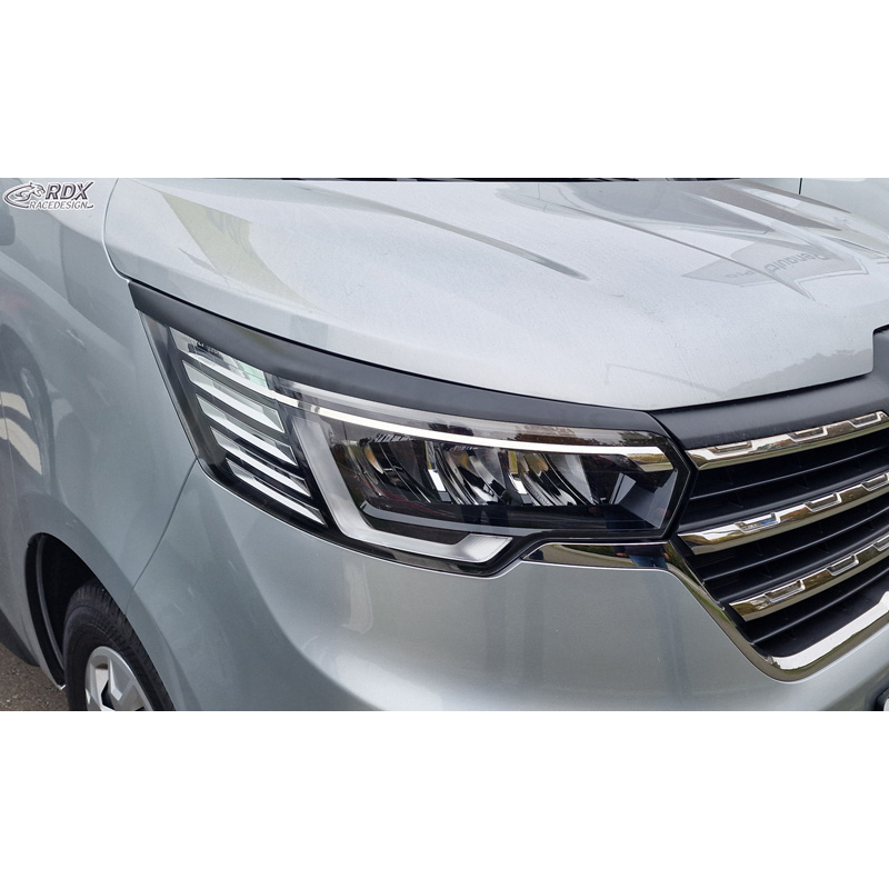 RDX Spoilers de phares sur mesure pour Renault Master III Facelift 2019-2024 (ABS)