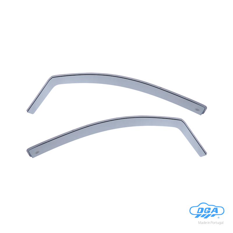 DGA Déflecteurs d'Air sur mesure pour Citroën C1 II & Peugeot 108 & Toyota Aygo II 5-portes 2014- (2-pièces)