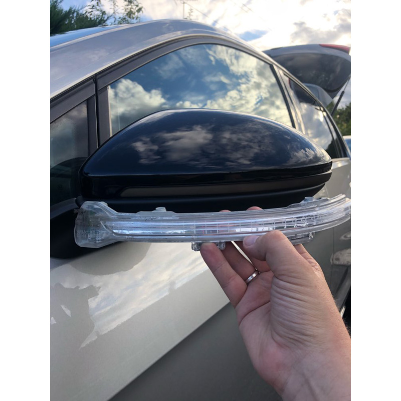 Set de Clignotants de Rétroviseurs LED sur mesure pour Volkswagen Passat (3G) 2014- & Arteon 2017- - Fumée - incl. Feux Dynamiques