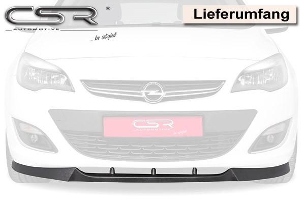 Cupspoilerlip carbon-look Opel Astra J CSL064-C