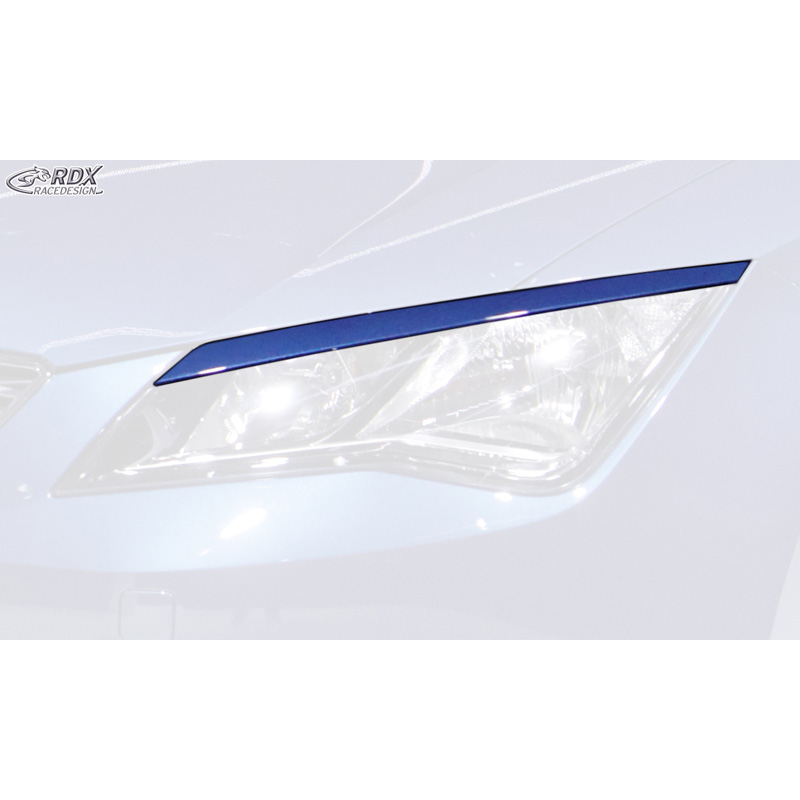 Spoilers de phares sur mesure pour Seat Leon 5F SC/5-portes/ST 2013-2020 (ABS)