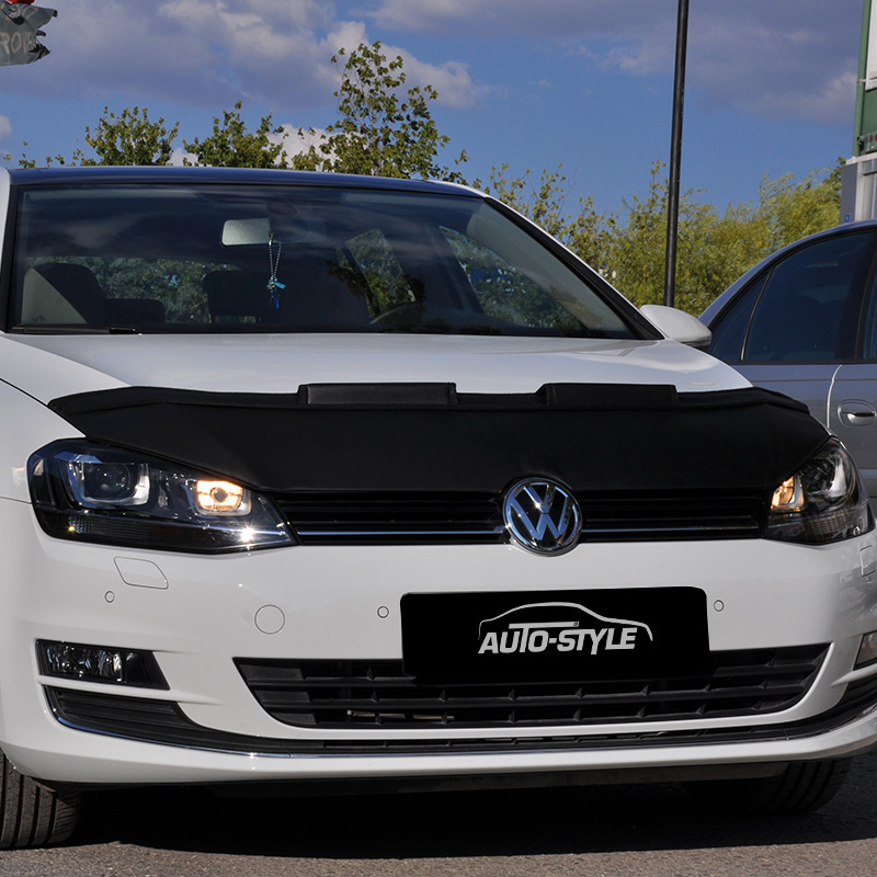 Protège-capot sur mesure pour Volkswagen Golf VII 2012- - Noir