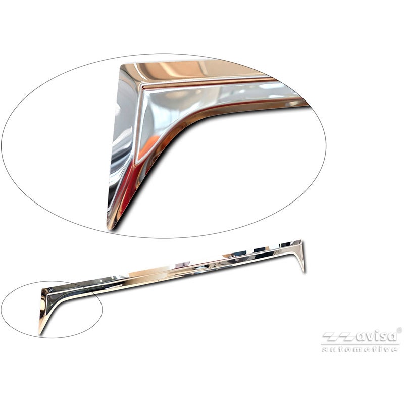 Avisa Moulure de hayon en inox Chrome sur mesure pour Toyota C-HR+ 2025-
