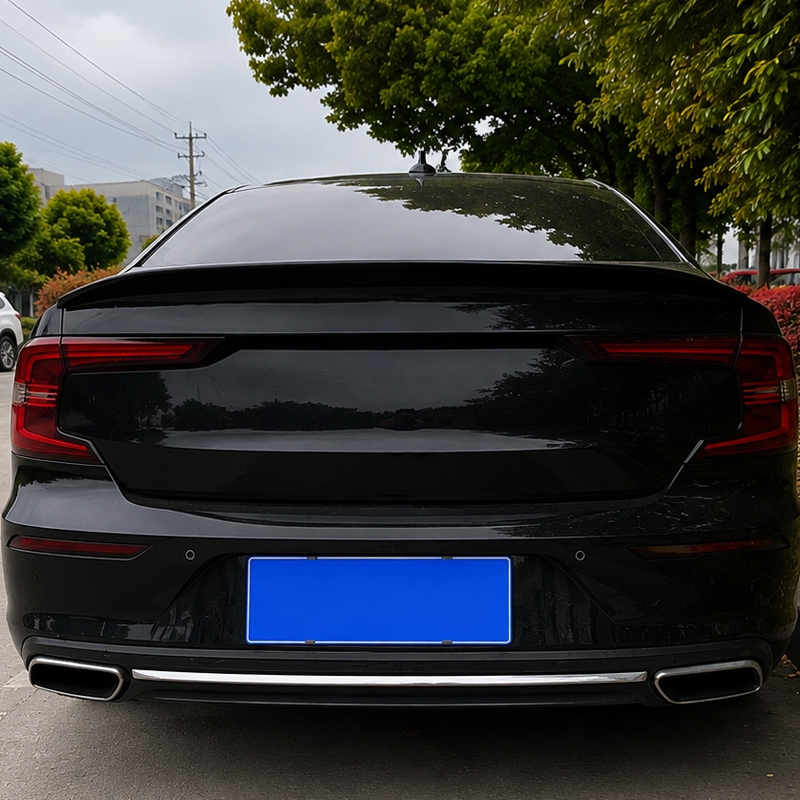 Spoiler arrière sur mesure pour Volvo S90 II Facelift 2020- (ABS Noir Luisant)
