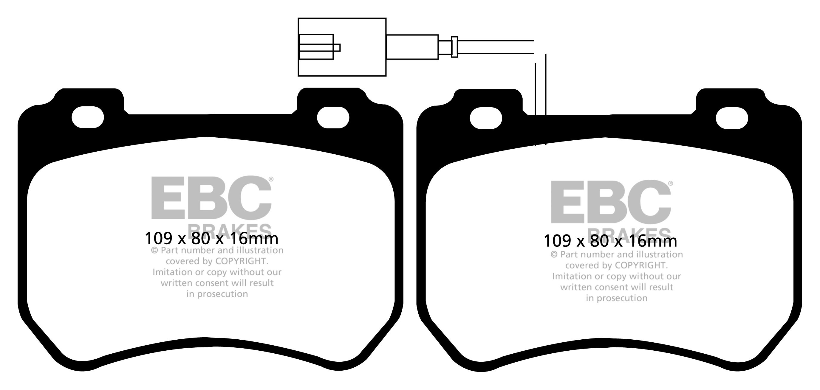 EBC Brakes ALFA ROMEO Alfa 159/159 Sportwagon 1.9 TD (120) 2008-