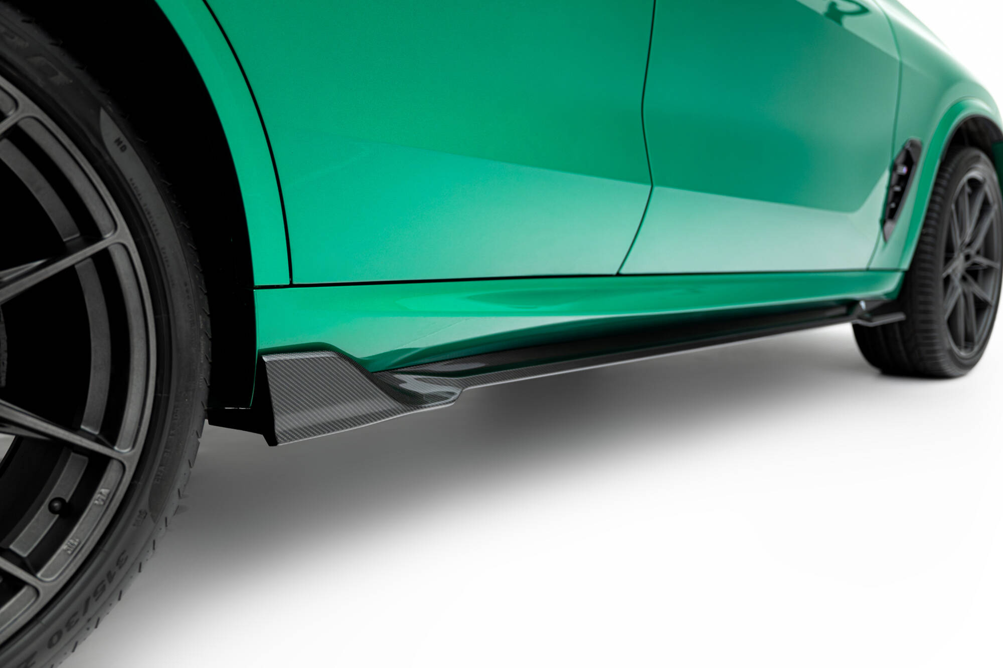 Carbon Fiber Zijskirts passend voor BMW X5 M F95 Facelift Maxton