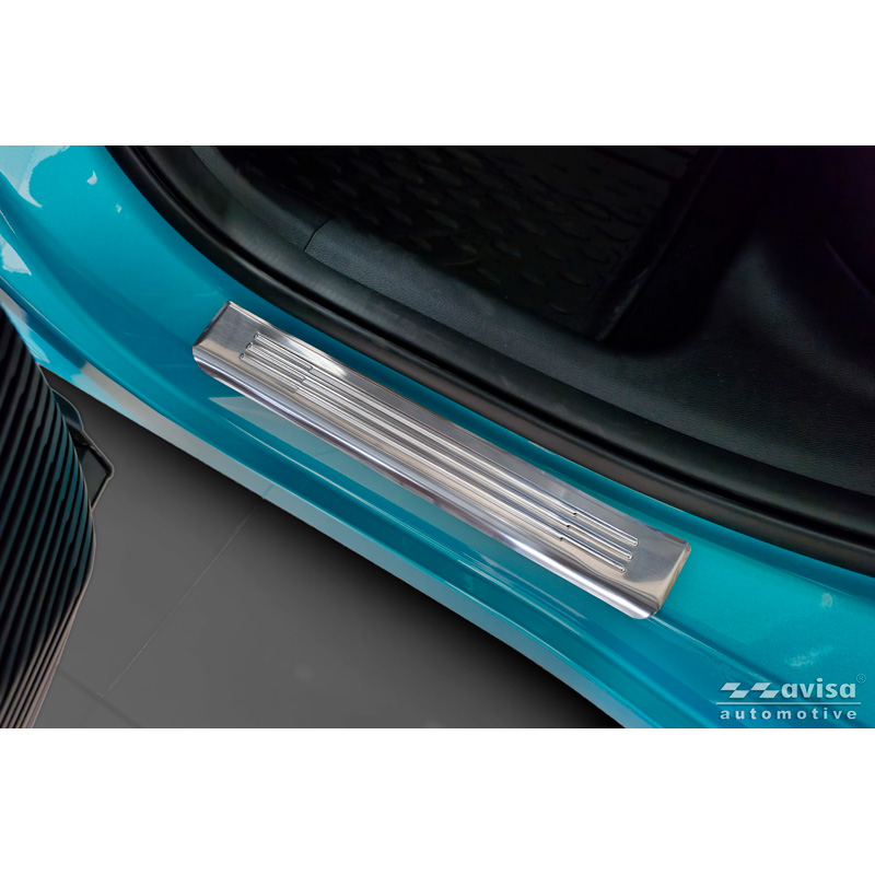 Avisa Seuils de portes inoxydable sur mesure pour BAIC Beijing X55 2024- - 'Lines' - 4-pièces
