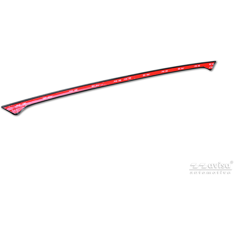 Avisa Moulure de hayon en Inox Noir Chrome sur mesure pour Toyota Corolla Touring Sports (E21) 2019-