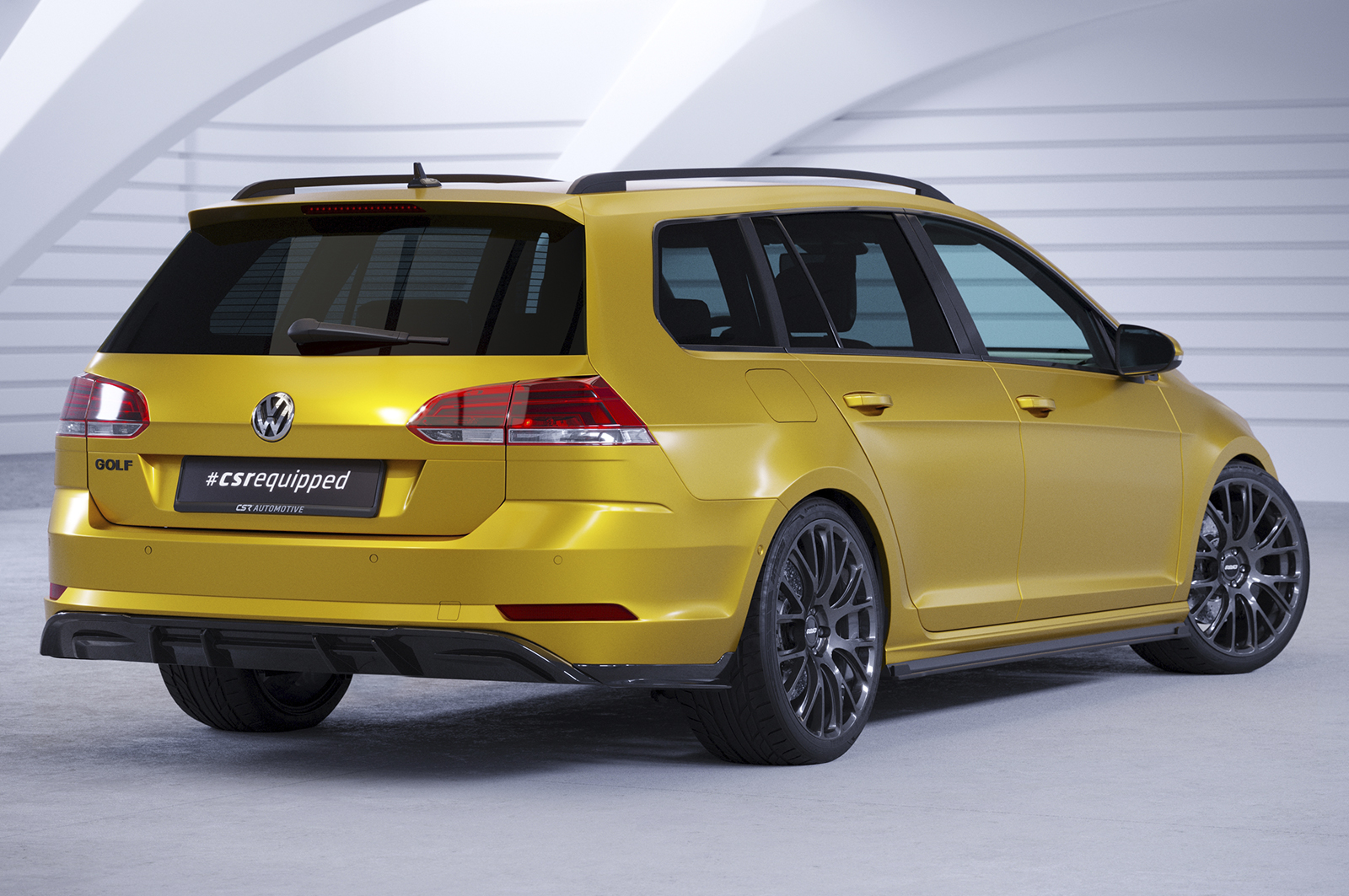 Diffuser Volkswagen Golf 7 Variant FL CSR Glans Zwart