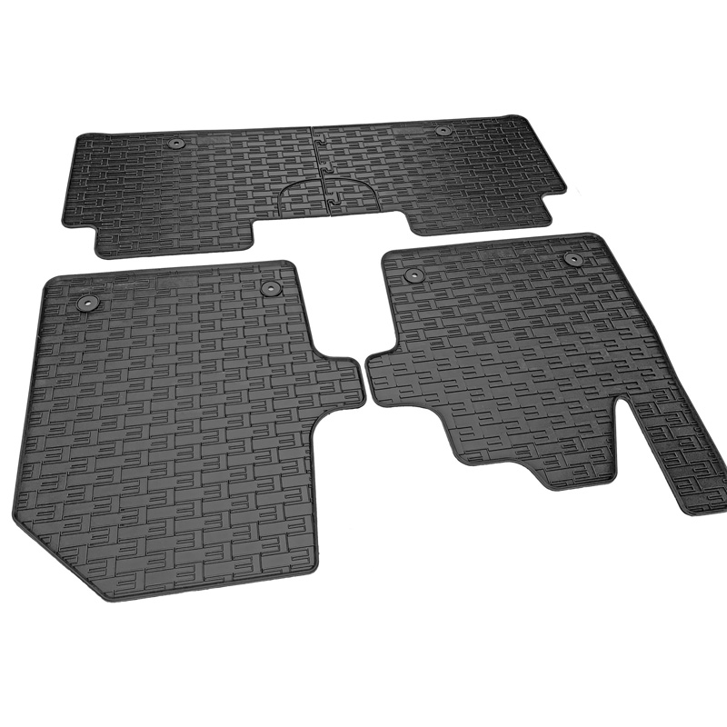 Set tapis de caoutchouc sur mesure pour Kia EV6 2021- (3-pièces + points de fixage)