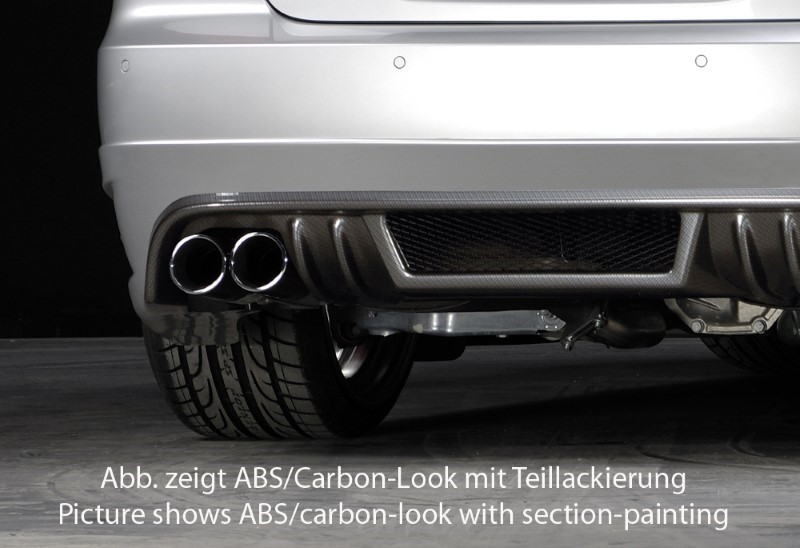Achteraanzet Carbon BMW E92 alleen 335i Coupe Rieger