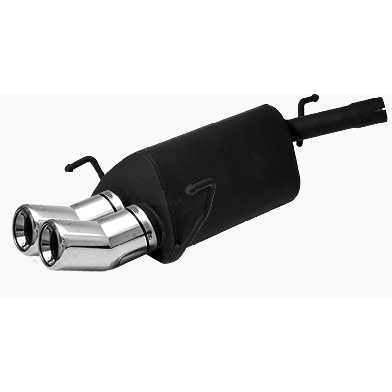 Échappement sur mesure pour Opel Corsa C HB 1.0i 12V 44kW/1.2i 16V 59kW/1.4i 16V 66kW/1.3 CDTi 51kW/1.7 Di 48/55kW/1.7 CDTi 74kW/1.8i GSi 92kW 2001-2006 2x 80mm