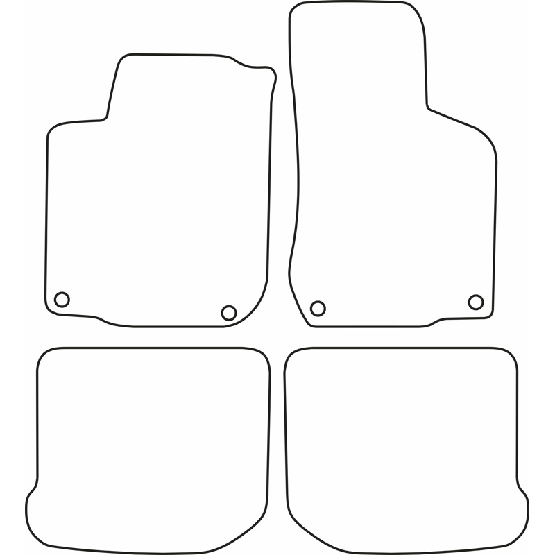 Set de tapis de sol sur mesure pour Volkswagen Beetle 1998-2011