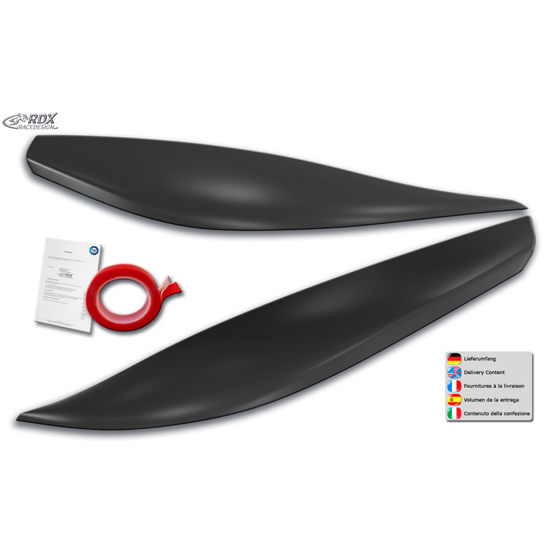 Spoilers de phares sur mesure pour Ford Kuga II (DM2) excl. Facelift 2013-2016 (ABS)