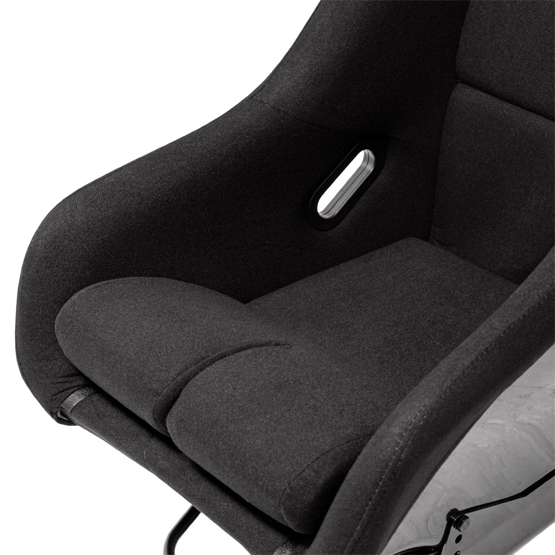 Siège baquet 'FS' - Noir - Dossier fixe en polyester - incl. glissières