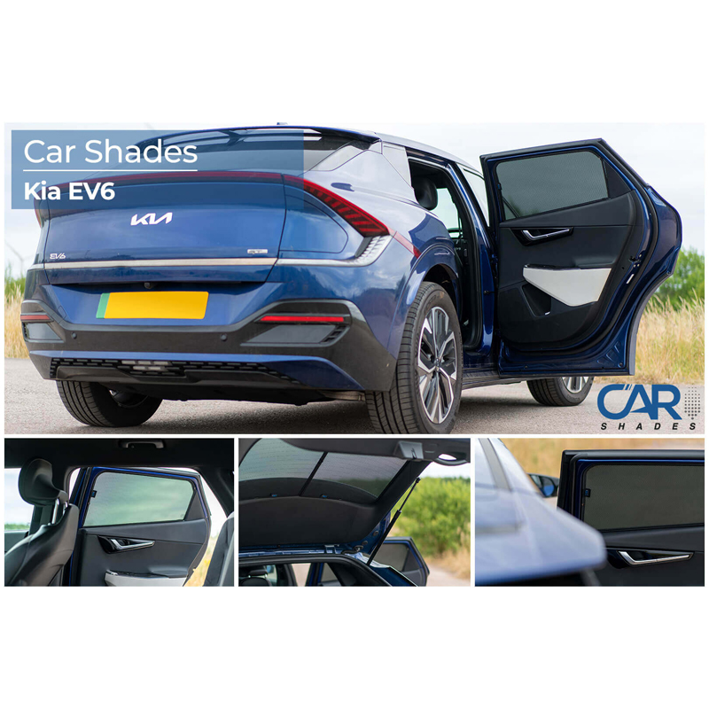 Set de Car Shades sur mesure pour Kia EV6 2021- (6-pièces)