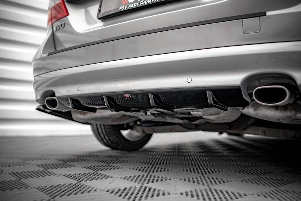 Diffuser Volvo V70 MK3 Maxton Glans Zwart
