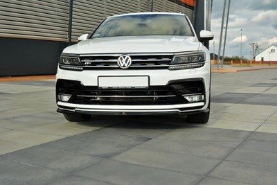 Voorspoiler VW Tiguan 2 15-20 R-Line Glans Zwart