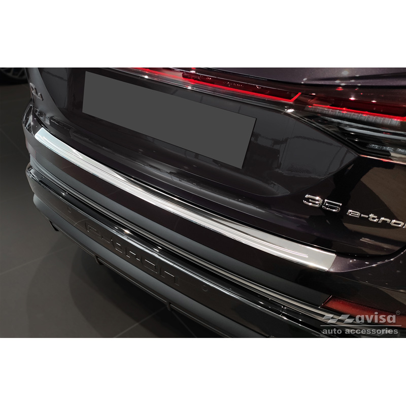 Protection de seuil arrière inox sur mesure pour Audi Q4 E-Tron 2021-