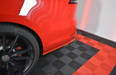 Zijdiffusers VW Golf 7.5 R Facelift Glans Zwart