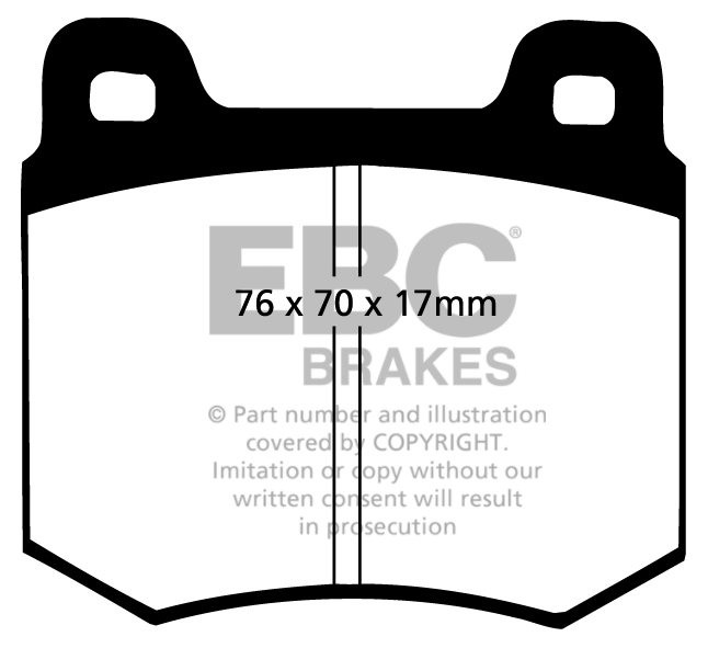 EBC Brakes OPEL Antara 2.4 2007-.. Remblokken achterzijde