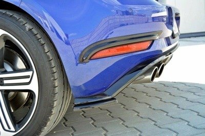 Zijdiffusers VW Golf 7.5 R Facelift Glans Zwart