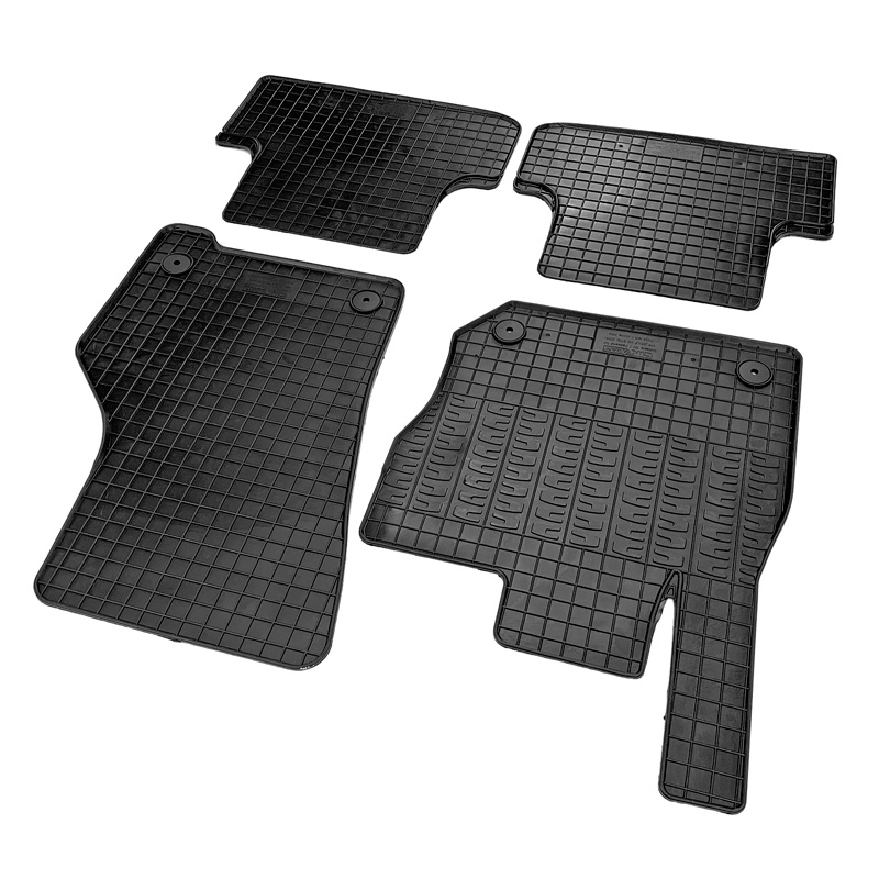 Set tapis de caoutchouc sur mesure pour Volkswagen Golf VIII eTSI HB 5-portes & Variant 2020- (4-pièces + points de fixage)