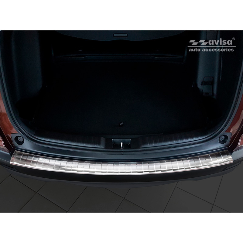 Protection de seuil arrière inox sur mesure pour Honda CR-V (CW) 2018-2023 'Ribs'